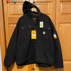 Carhartt Duck Washed Relaxed fit New men’s coat Sherpa Lined Utility jacket